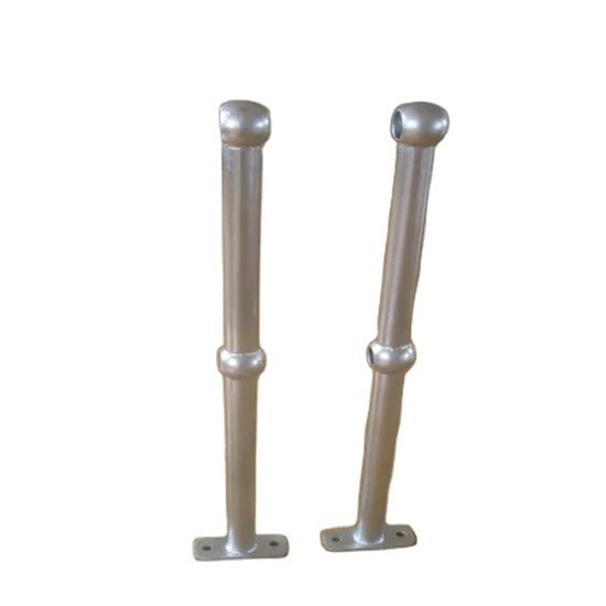Factory Wholesale Ball Joint Handrail Industrial Railing Metal Galvanized Pipe Stair Handrail